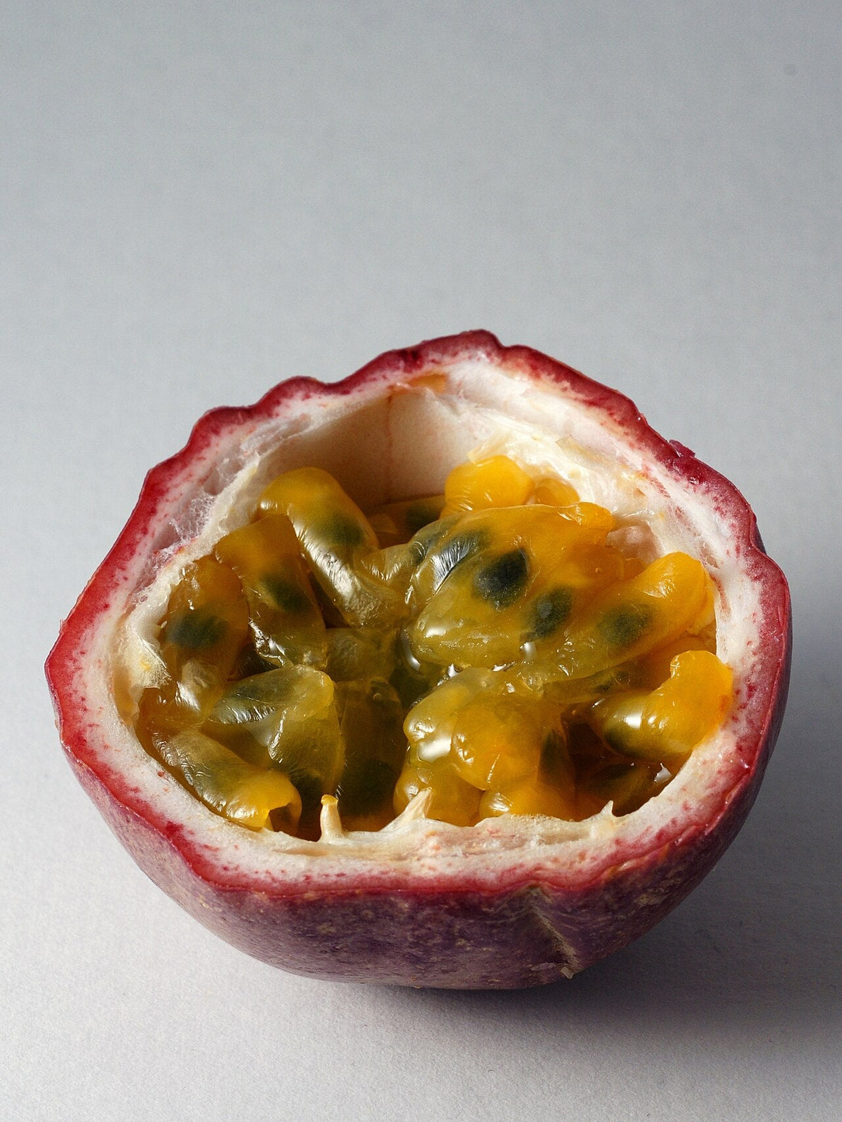 Fruit de la passion ouvert